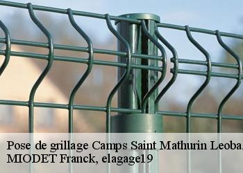 Pose de grillage  camps-saint-mathurin-leobaze-19430 MIODET Franck, elagage19