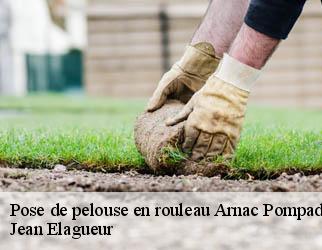Pose de pelouse en rouleau arnac-pompadour-19230 Jean Elagueur