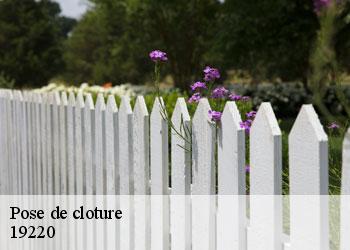 Pose de cloture 19220