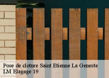 Pose de cloture 19160