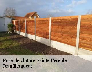 Pose de cloture sainte-fereole-19270 Jean Elagueur