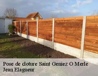 Pose de cloture saint-geniez-o-merle-19220 Jean Elagueur