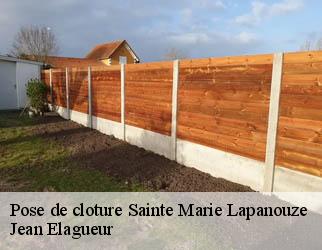 Pose de cloture sainte-marie-lapanouze-19160 Jean Elagueur
