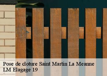 Pose de cloture 19320