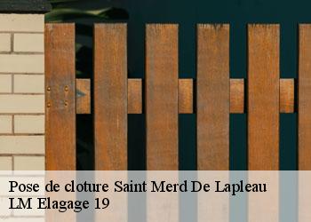 Pose de cloture 19320