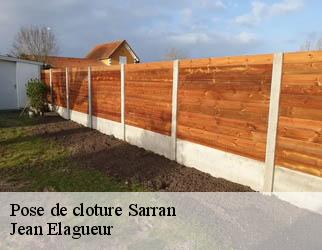 Pose de cloture sarran-19800 Jean Elagueur