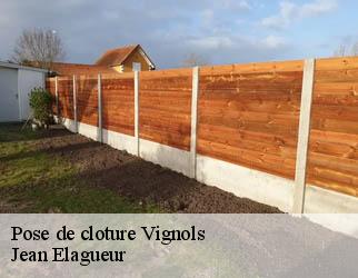 Pose de cloture vignols-19130 Jean Elagueur